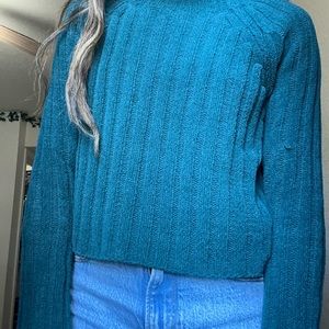 Green american eagle sweater